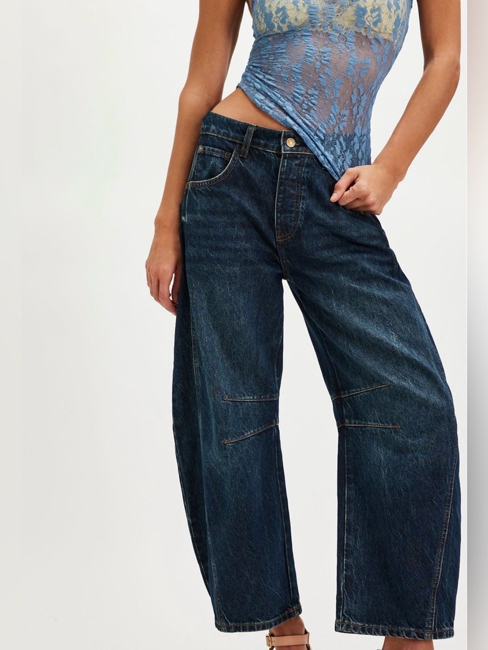 We the Free, Good Luck Barrel Jeans , 
mid-rise